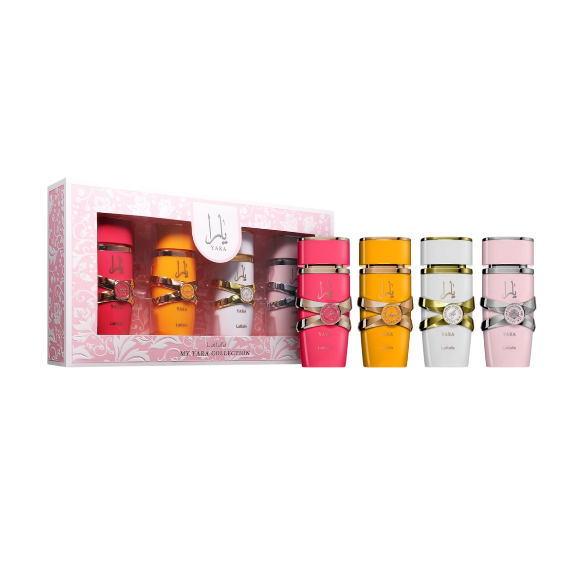 Lattafa Yara Collection-SET 4 piezas
